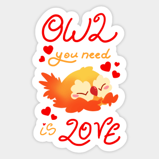 Owl you need is love Sticker